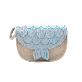 Sac bandoulière sirène enfant Yuko.B Asnee | Bleu réglable