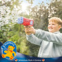 PUSTEFIX Bubble Bazooka Machine Gun | 36 Nozzles & LED Light