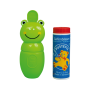 PUSTEFIX Bubble-Friends Frog Toy | No Spill Soap Container