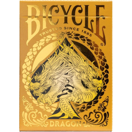 Bicycle Gold Dragon Playing Cards – Premium Deck – Made in USA