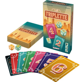 Gigamic La Triplette Card Game | Bakakou Travel & Party Pack