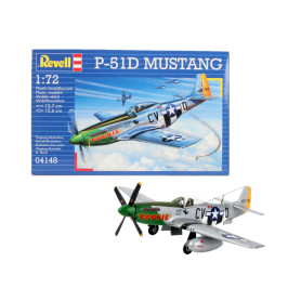 Maquette avion P-51D Mustang Revell | Kit militaire 1:72