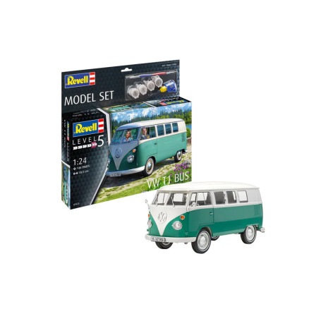 Maquette van Volkswagen Combi bus VW T1 Revell | Model Set 1:24