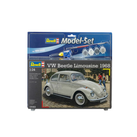Revell 1968 VW Beetle Model Set | 1:24 Scale Classic Car Kit