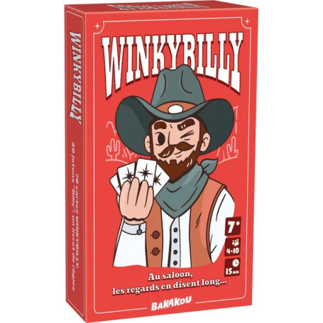 Gigamic Winky Billy Card Game | Bakakou Saloon Party & Travel Pack