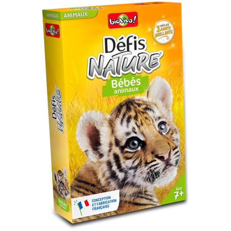 Bioviva Defis Nature Baby Animals Card Game | Eco-Friendly