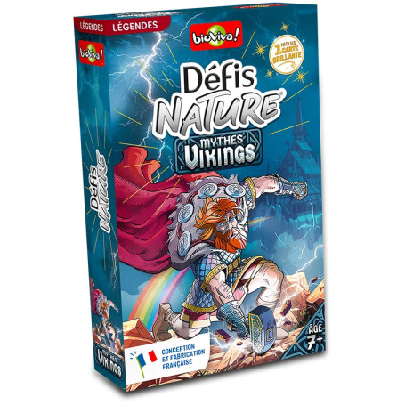 Bioviva Defis Nature Norse Myths Card Game | Gilded Eco-Friendly Game