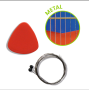 Djeco Animambo Small Wooden Guitar | 6 Metal Strings 54 cm