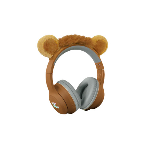 KIDYWOLF KIDYEARS Lion Kids Headphones | Safe Bluetooth & Wired