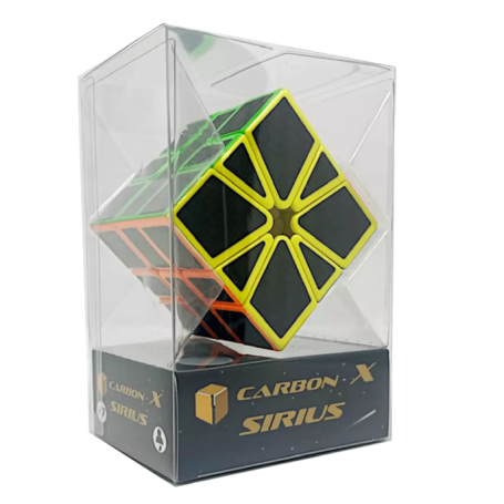 Pixie Games Carbon X Sirius Puzzle | Bright Star Mechanical Cube