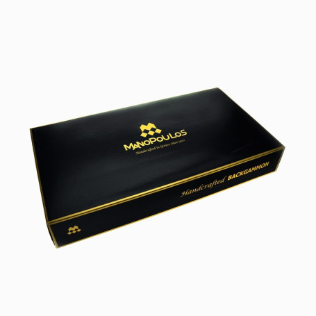 Premium 38 cm Mahogany Wooden Backgammon Set | Wilson Jeux