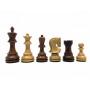 Pièces d'échecs de luxe Sheesham et Buis T5