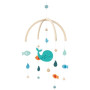 Mobile en bois pour bébé Mobile baleine | goki