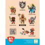 Djeco Arty Toys Knight Azur Action Figure