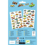 Djeco bolides kids metallic temporary tattoos