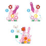 Painting Dots and Pom-poms – In the Grass