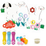 Painting Dots and Pom-poms – In the Grass