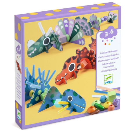 Enfilage Terribles dinos - Djeco