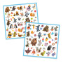 Djeco Fluffy Friends Kids Sticker Pack