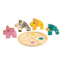 Djeco Rondo Leo Wooden Shape Matching Puzzle