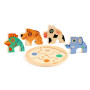 Puzzle d'encastrement en bois Rondo Dog Djeco