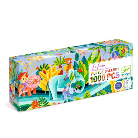 Djeco La Fiesta 1000 Piece Panoramic Art Puzzle
