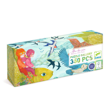 Djeco After the Rain 350 Piece Panoramic Art Puzzle