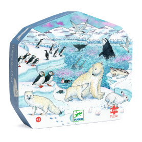 Djeco Polar Mildness 54 Piece Silhouette Tree Puzzle