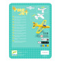 Djeco Fire Jet Kids Lightweight Foam Glider Airplane