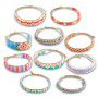 Djeco Majuscules Kids Wooden Bead Loom Set