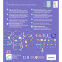 Kit créatif bracelets macramé bleus et perles Djeco