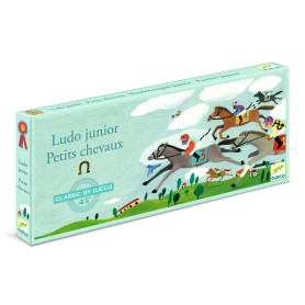 Djeco Petits chevaux junior Wooden Ludo Game for Kids