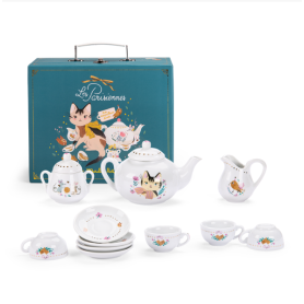 Valise dînette service à thé céramique Les Parisiennes Moulin Roty