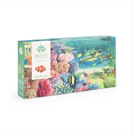 Moulin Roty Tout Autour du Monde Coral Reef 1000-Piece Puzzle