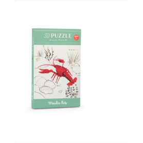 Moulin Roty Tout Autour du Monde 3D Crayfish Puzzle