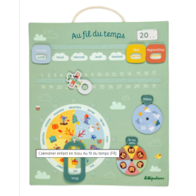 Pass the Time Fabric Wall Calendar - Lilliputiens