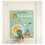 Pass the Time Fabric Wall Calendar - Lilliputiens