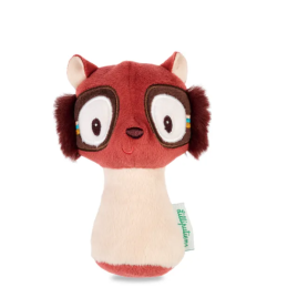 Elvis the Lemur Plush Squeaker Rattle - Lilliputiens
