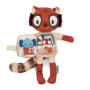 Elvis the Lemur Glow-in-the-Dark Plush & Fabric Book - Lilliputiens