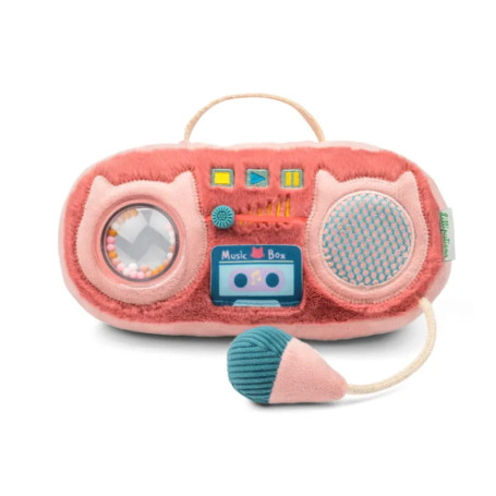 Jeanne the Cat Fabric Sound Radio Toy - Lilliputiens