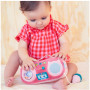 Jeanne the Cat Fabric Sound Radio Toy - Lilliputiens