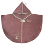Cape de bain personnalisée Gazelle bois de rose - L'Oiseau Bateau