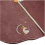 Personalized Hooded Bath Towel Gazelle Rose - L'Oiseau Bateau