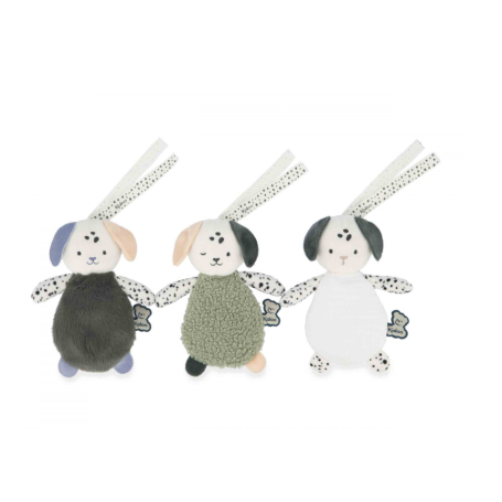 Set of 3 Puppy Sensory Soft Toys Stimuli - Kaloo