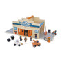 Portable Wooden City Garage Cross Roads - Janod