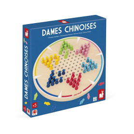 Wooden Chinese Checkers Game - Janod
