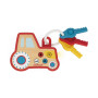 Light & Sound Wooden Tractor Keyring Toy - Janod