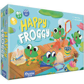 Happy Froggy Board Game for Kids - Auzou