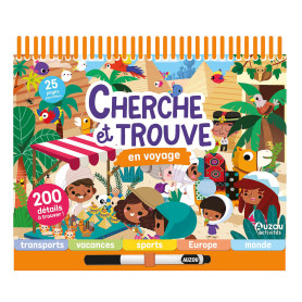 Livre Cherche et trouve - En voyage - Auzou