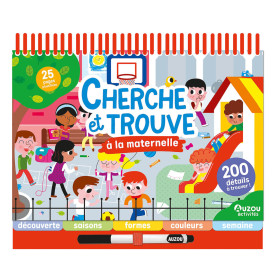Search and Find Kindergarten Activity Book - Auzou